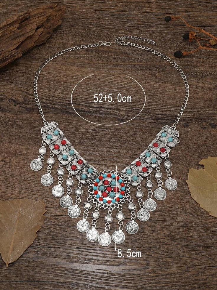 Bohemian Neck Necklace, Colorful Multi-layer Slouchy Reindeer Accessory for Beach Party