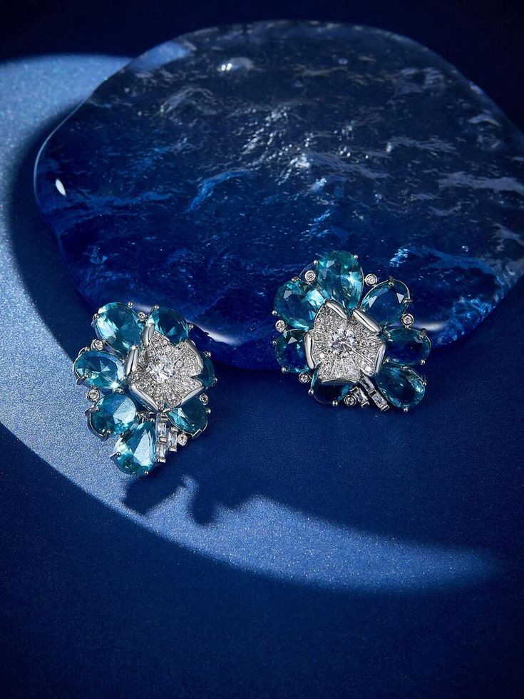 925 Sterling Silver Cubic Zirconia  earrings