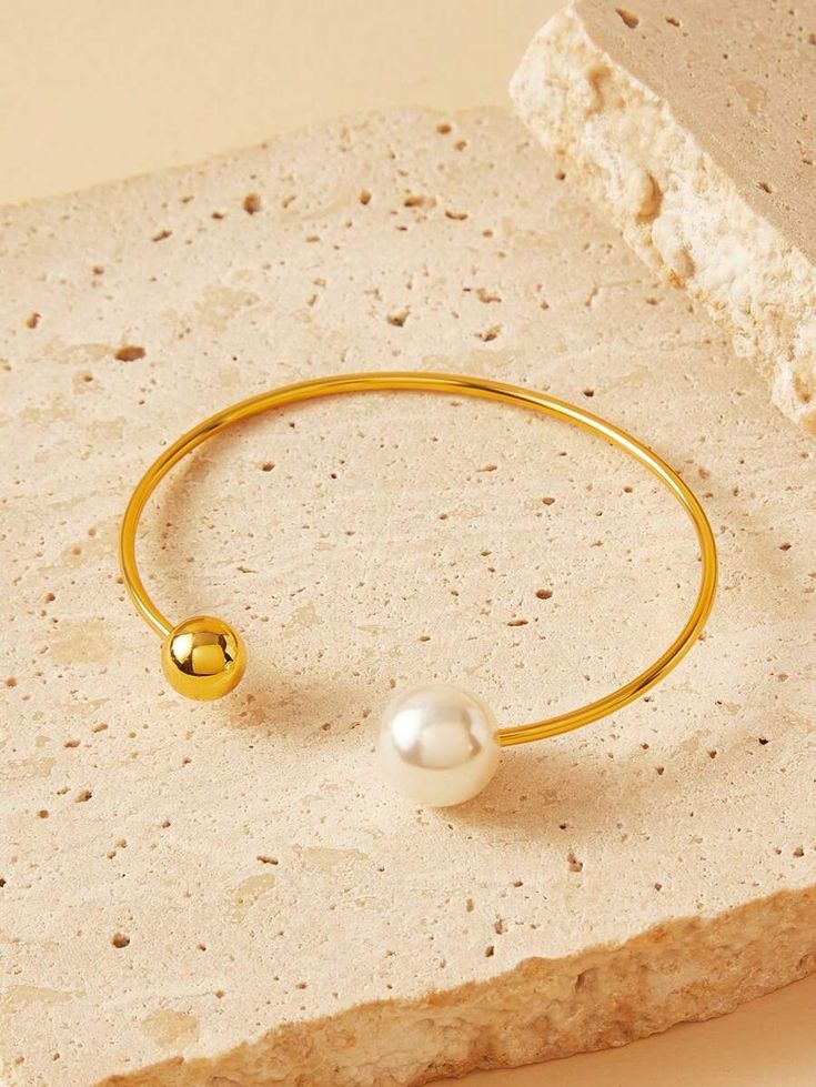 Anewsta Elegant 18K Gold Plated Bracelet with Fine Patchwork Glass Beads