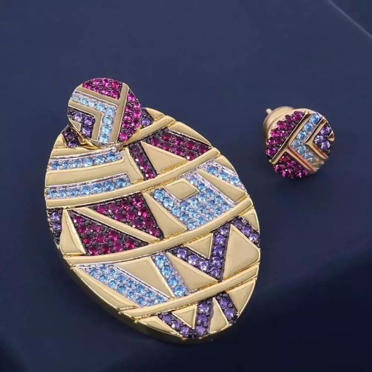 Unpainted Oval Mandala Earrings