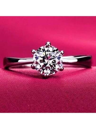 925 Sterling Silver Cubic Zirconia Ring